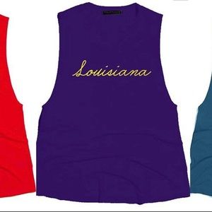 🎉SOLD🎉 Louisiana LSU Muscle Tank